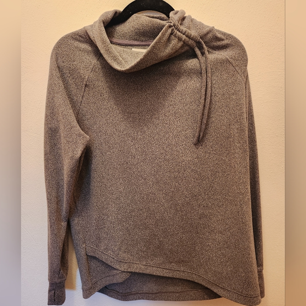 Maurices Heather Gray Cowl Neck Size M
